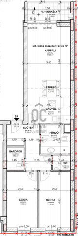 Eladó téglalakás, Budapesten, XIII. kerületben 108.069 M Ft
