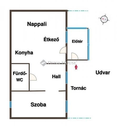 Eladó téglalakás, Budaörsön 46.8 M Ft, 2 szobás