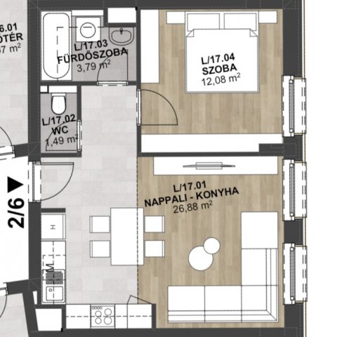 Eladó téglalakás, Miskolcon 62 M Ft, 2 szobás