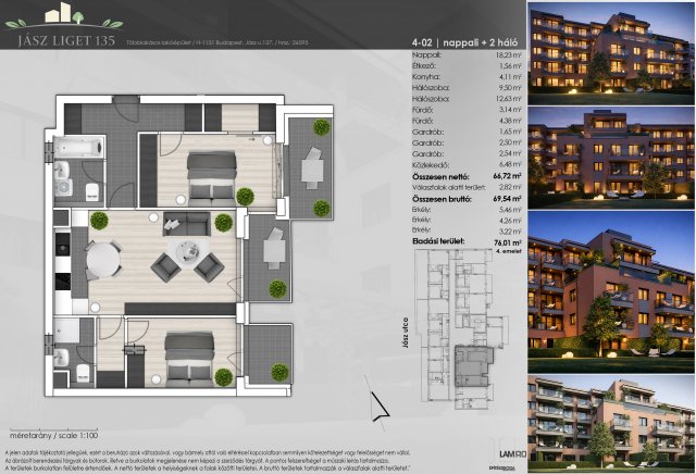 Eladó téglalakás, Budapesten, XIII. kerületben, Jász utcában