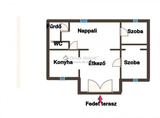 Eladó családi ház, Kecskeméten 59.9 M Ft, 3 szobás