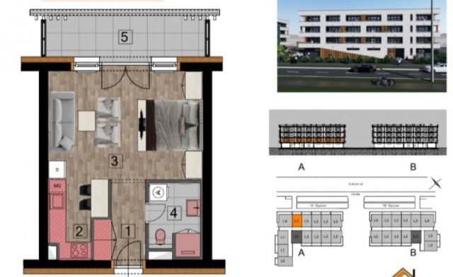 Eladó téglalakás, Győrött 38.86 M Ft, 1 szobás