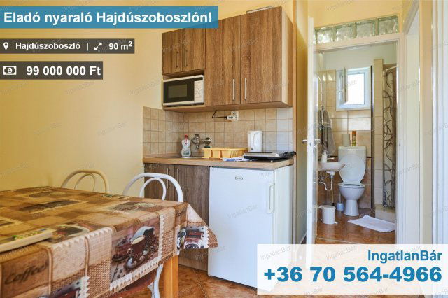 Eladó nyaraló, Hajdúszoboszlón 99 M Ft / költözzbe.hu