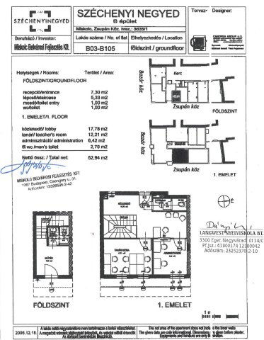 Eladó iroda, Miskolcon 135 M Ft, 4 szobás / költözzbe.hu