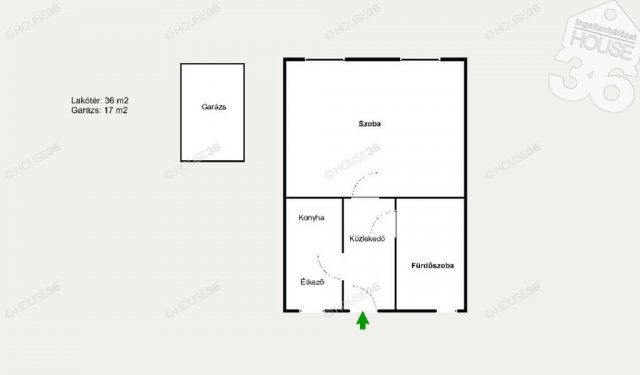 Eladó téglalakás, Kecskeméten 31.9 M Ft, 1 szobás