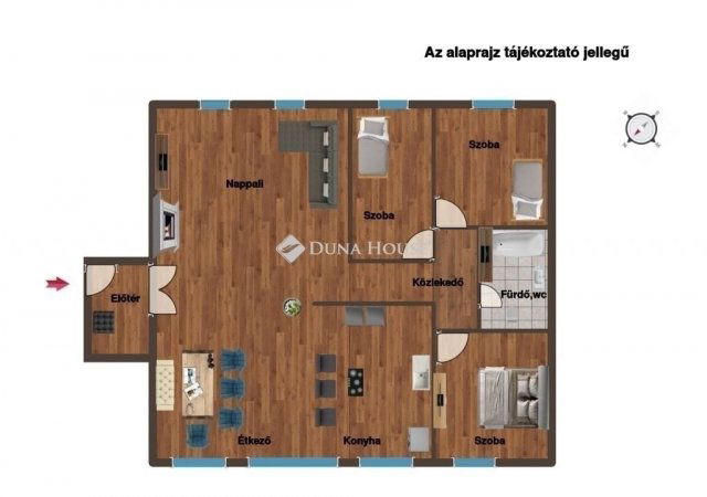 Eladó téglalakás, Kecskeméten 99 M Ft, 4 szobás