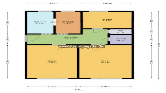 Eladó panellakás, Budapesten, XI. kerületben, Fehérvári úton