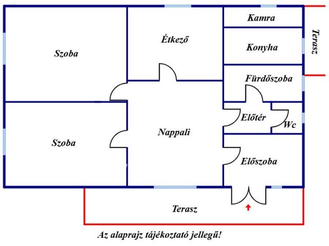 Eladó családi ház, Kunszentmártonban 24 M Ft, 3 szobás