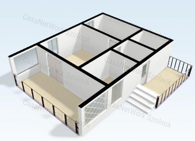Eladó nyaraló, Tiszavárkonyban 5.8 M Ft, 1+1 szobás