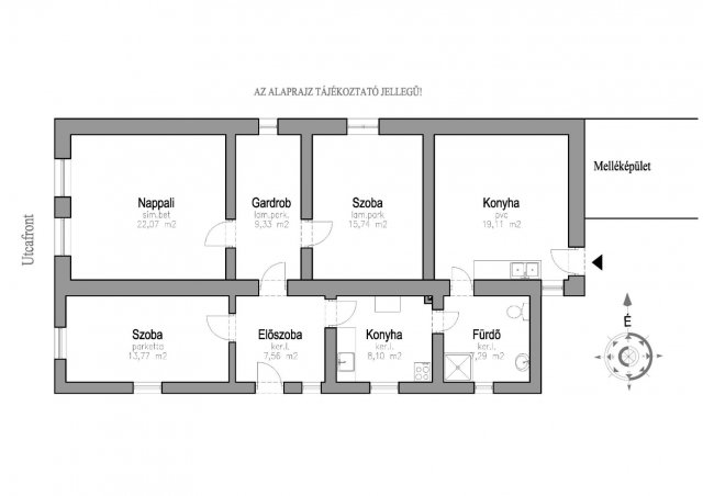 Eladó családi ház, Hódmezővásárhelyen 21 M Ft, 3 szobás