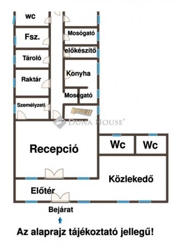 Eladó hotel, Dunaföldváron 179.5 M Ft, 6 szobás