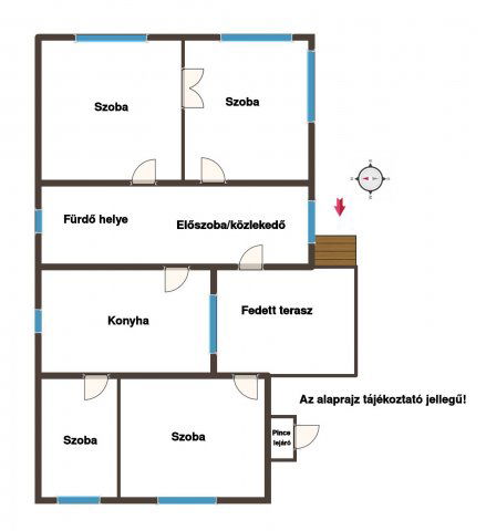 Eladó családi ház, Nemesapátiban 29.9 M Ft, 4 szobás