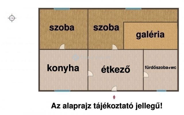 Eladó téglalakás, Budapesten, XV. kerületben 57.6 M Ft, 2 szobás