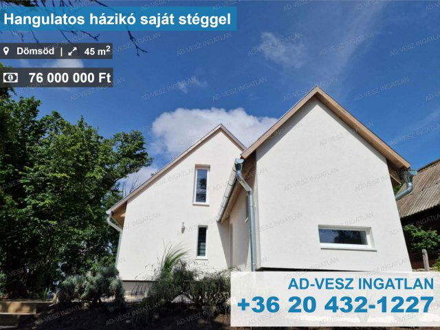 Eladó családi ház, Dömsödön 76 M Ft, 3 szobás