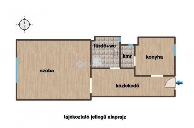 Eladó téglalakás, Budapesten, IV. kerületben 61.9 M Ft, 1 szobás