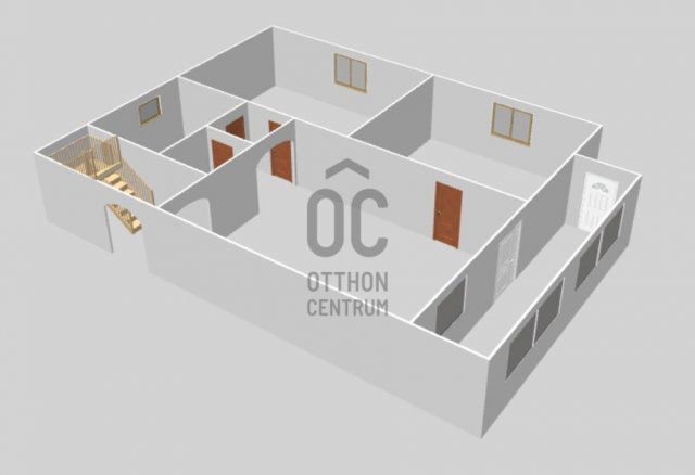 Eladó családi ház, Tiszaföldváron 60 M Ft, 6 szobás
