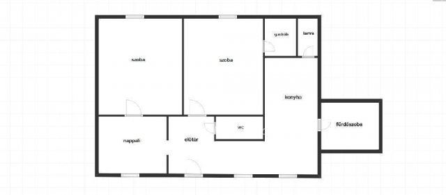 Eladó téglalakás, Csongrádon 23 M Ft, 3 szobás