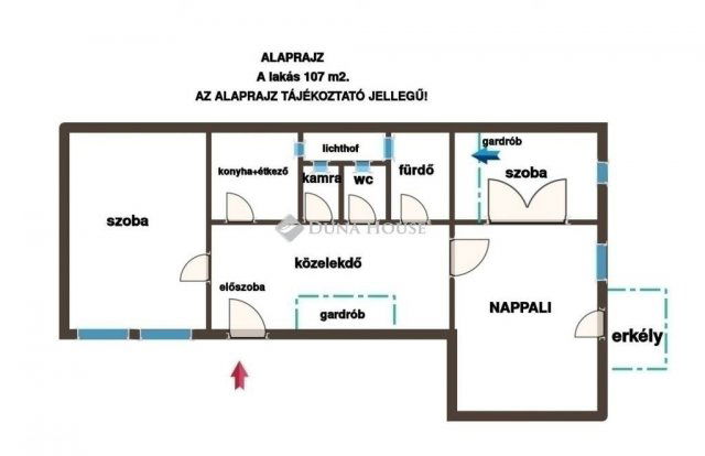 Eladó téglalakás, Budapesten, VIII. kerületben 171 M Ft