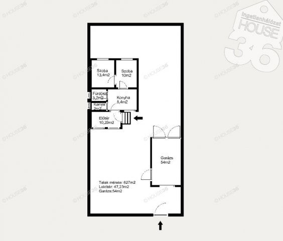 Eladó családi ház, Kecskeméten 39.99 M Ft, 2 szobás