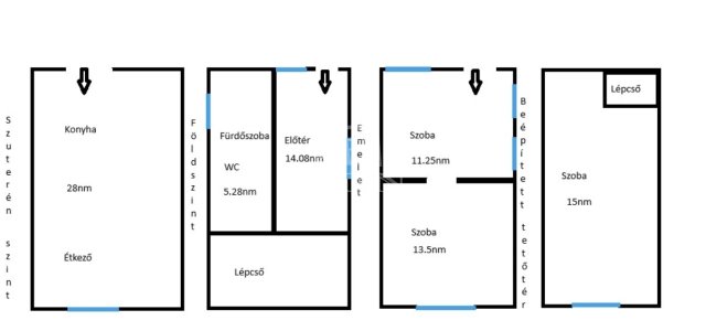 Eladó családi ház, Kulcson 47.99 M Ft, 3 szobás