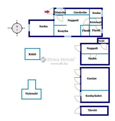 Eladó családi ház, Besenyőtelken 67 M Ft, 5 szobás