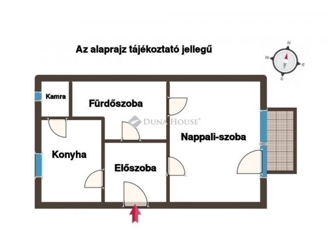 Eladó téglalakás, Budapesten, II. kerületben 72 M Ft, 1 szobás