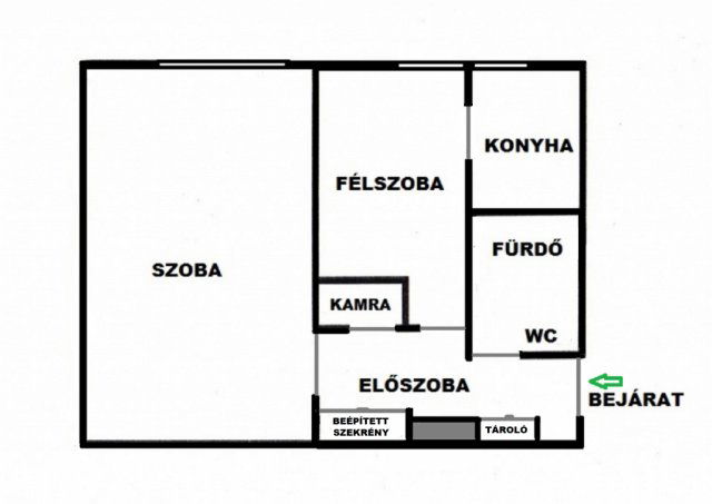Kiadó téglalakás, albérlet, IX. kerületben, Dési Huber utcában