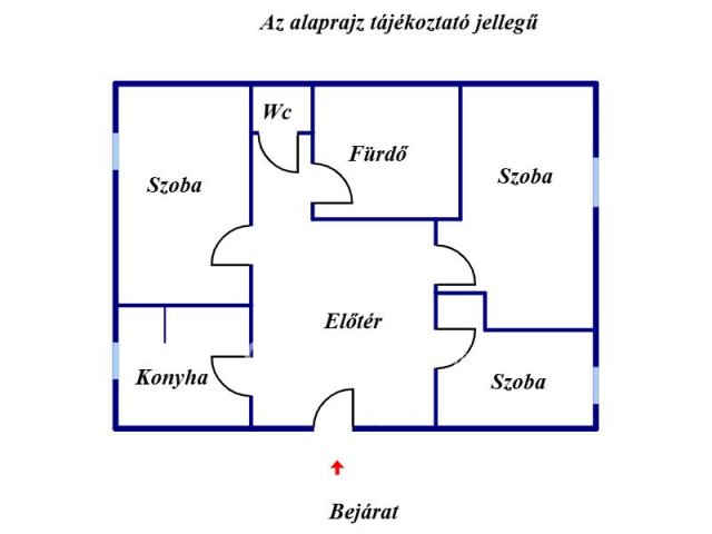 Kiadó téglalakás, albérlet, Nyíregyházán 200 E Ft / hó