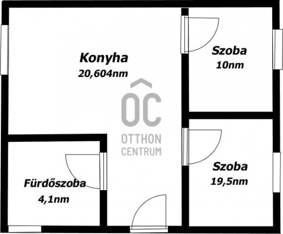 Eladó téglalakás, Edelényben 13.8 M Ft, 2 szobás