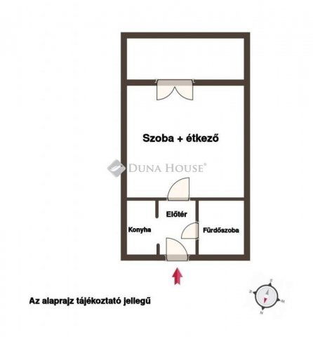 Eladó téglalakás, Harkányban 14 M Ft, 1 szobás