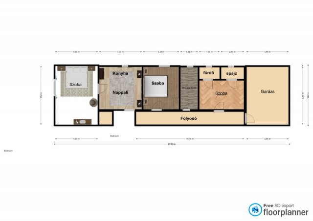 Eladó családi ház, Sajószentpéteren 22.9 M Ft, 3 szobás