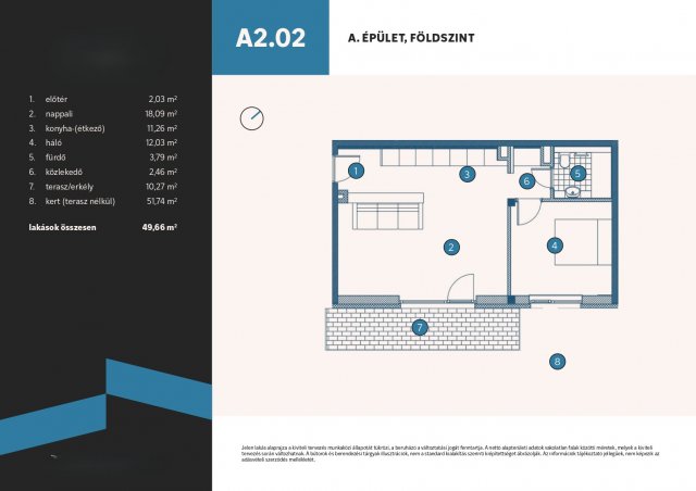 Eladó téglalakás, Vámosszabadin 53.14 M Ft, 2 szobás