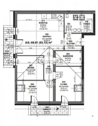 Eladó téglalakás, Hajdúszoboszlón 73 M Ft, 3 szobás