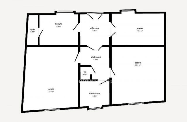 Eladó téglalakás, Miskolcon 59.9 M Ft, 3 szobás