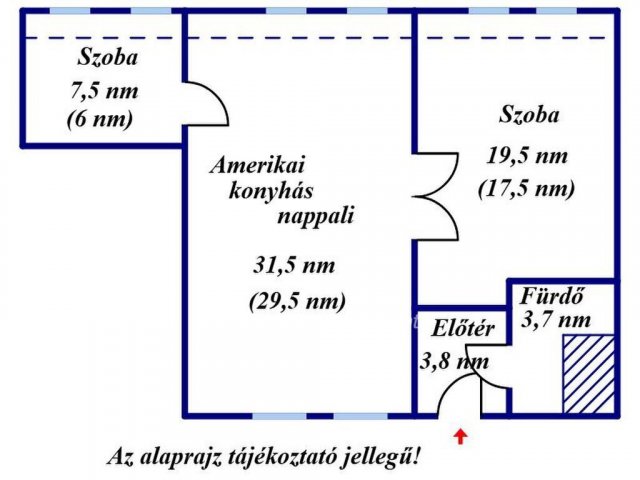 Eladó téglalakás, Gyulán 59.9 M Ft, 2+1 szobás