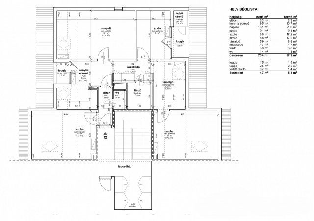 Eladó téglalakás, Keszthelyen 54.9 M Ft, 3+2 szobás