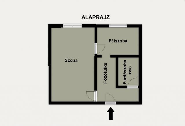 Eladó panellakás, Ózdon 8.9 M Ft, 1+1 szobás