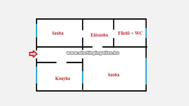 Eladó téglalakás, Budapesten, IV. kerületben, Árpád úton