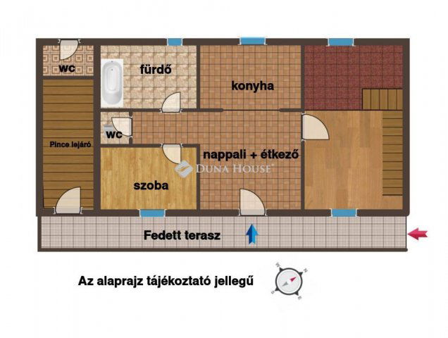 Eladó családi ház, Komáromban 90.5 M Ft, 4 szobás