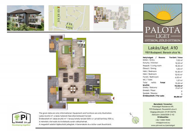 Eladó téglalakás, Budapesten, XIV. kerületben 112.912 M Ft