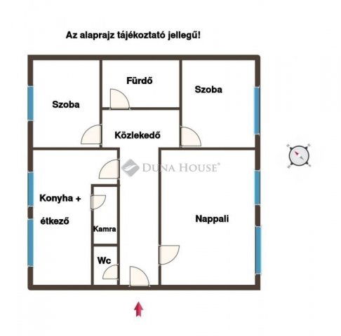 Eladó panellakás, Kecskeméten 58 M Ft, 3 szobás