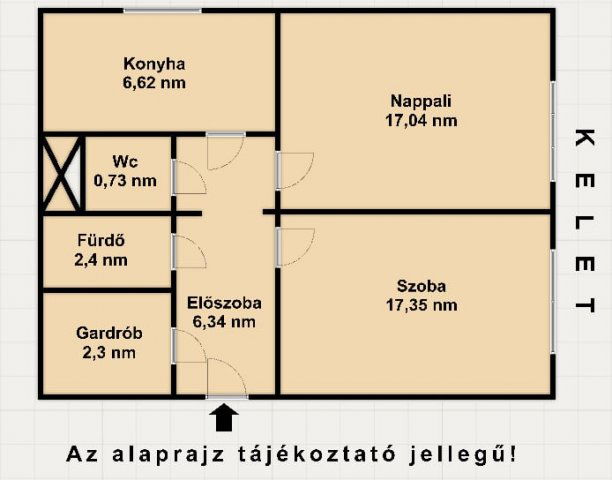 Eladó panellakás, Budapesten, III. kerületben 73.9 M Ft, 2 szobás
