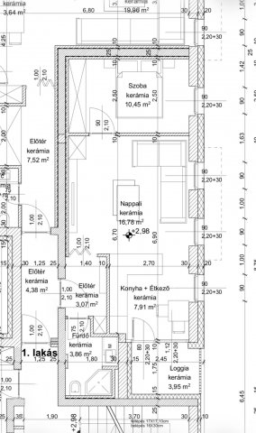 Eladó téglalakás, Szegeden 57.794 M Ft, 2 szobás