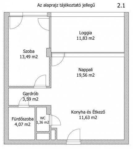 Eladó téglalakás, Keszthelyen 81 M Ft, 2 szobás