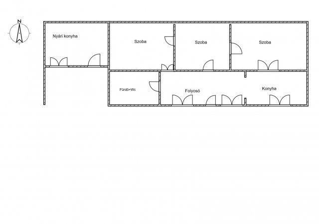 Eladó téglalakás, Kiskunhalason 17.8 M Ft, 3 szobás