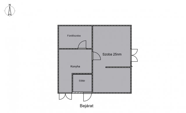 Eladó téglalakás, Sajószentpéteren 21.9 M Ft, 1 szobás