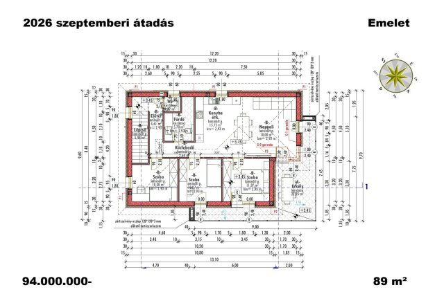 Eladó téglalakás, Gyömrőn 94 M Ft, 4 szobás