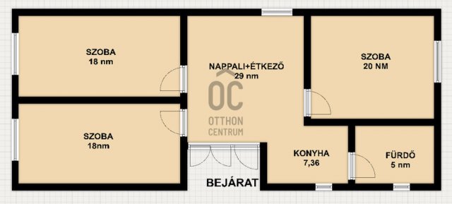 Eladó családi ház, Bocföldén 54.9 M Ft, 4 szobás