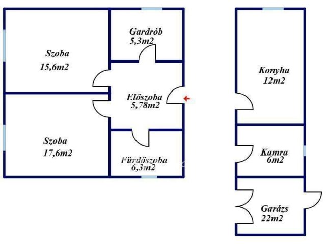 Eladó családi ház, Debrecenben 79 M Ft, 2 szobás