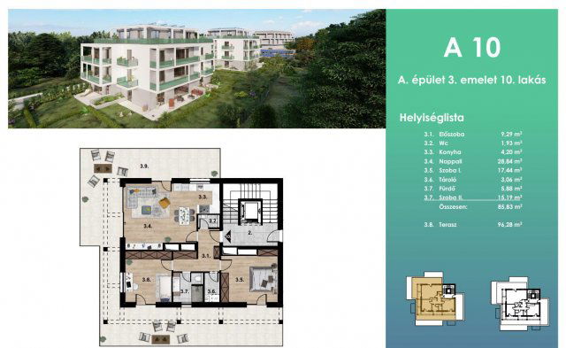 Eladó téglalakás, Budapesten, XI. kerületben 249 M Ft, 3 szobás
